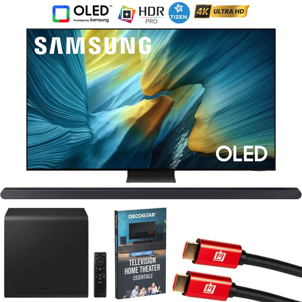 Samsung 83 inch OLED 4K S95F Vision AI Smart TV (2025) w/ HW-S800D Soundbar Bundle