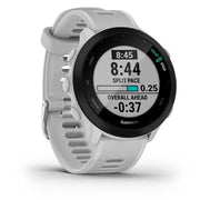 Garmin Forerunner 55 GPS Running Watch & Activity Tracker White with Band Bundle