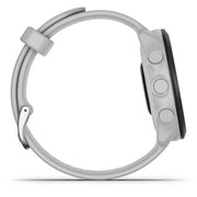 Garmin Forerunner 55 GPS Running Watch & Activity Tracker White with Band Bundle
