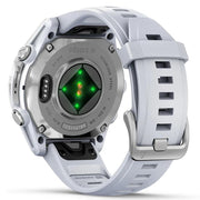 Garmin Fenix 8 43 mm, AMOLED, Silver with Whitestone Band + 20mm Band Bundle