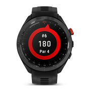 Garmin Approach S70 47 mm Premium GPS Golf Watch Black Band + 20mm Band Bundle