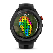 Garmin Approach S70 47 mm Premium GPS Golf Watch Black Band + 20mm Band Bundle