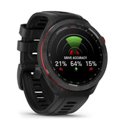 Garmin Approach S70 47 mm Premium GPS Golf Watch Black Band + 20mm Band Bundle