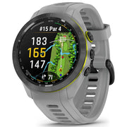 Garmin Approach S70 42 mm GPS Golf Watch Powder Grey Band with 20mm Band Bundle