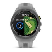 Garmin Approach S70 42 mm GPS Golf Watch Powder Grey Band with 20mm Band Bundle