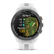 Garmin Approach S70 42 mm Premium GPS Golf Watch White Band + 20mm Band Bundle