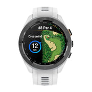 Garmin Approach S70 42 mm Premium GPS Golf Watch White Band + 20mm Band Bundle