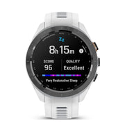 Garmin Approach S70 42 mm Premium GPS Golf Watch White Band + 20mm Band Bundle