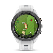 Garmin Approach S70 42 mm Premium GPS Golf Watch White Band + 20mm Band Bundle