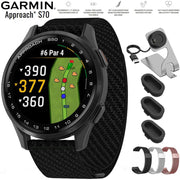 Garmin Approach S50, Advanced Golf GPS Smartwatch AMOLED with 20mm Band Bundle