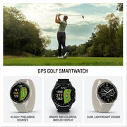 Garmin Approach S50, Advanced Golf GPS Smartwatch AMOLED with 20mm Band Bundle