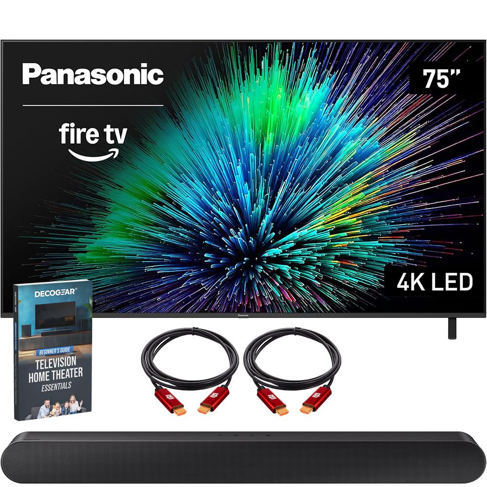 Panasonic W70 Series 55 inch LED 4K Ultra HD Smart Fire TV + Samsung Soundbar Bundle