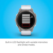 Garmin Epix Pro (Gen 2), 47mm, Sapphire, Titanium +Milanese Band + Charging Dock Bundle