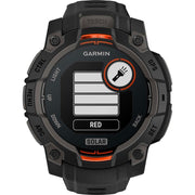 Garmin Instinct 3 - 45 mm GPS Smartwatch, SOLAR + Milanese Band + Charging Dock Bundle