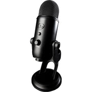 Blue Yeti USB Desk Microphone Blackout Open Box with 1 Year Warranty
