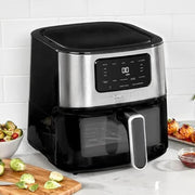Cuisinart Air Fryer Oven 6-Qt Basket Air Fryer Steel Open Box + 1 Year Warranty