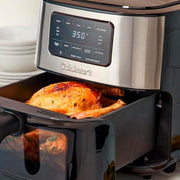 Cuisinart Air Fryer Oven 6-Qt Basket Air Fryer Steel Open Box + 1 Year Warranty