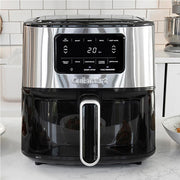 Cuisinart Air Fryer Oven 6-Qt Basket Air Fryer Steel Open Box + 1 Year Warranty
