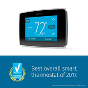 Emerson Sensi Touch Wi-Fi Smart Thermostat Black Open Box with 1 Year Warranty