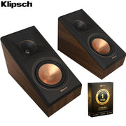 Klipsch Surround Sound Speakers DTS Walnut Pair Open Box with 1 Year Warranty