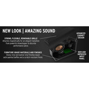 Klipsch Surround Sound Speakers DTS Walnut Pair Open Box with 1 Year Warranty