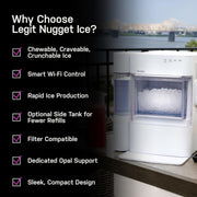 GE Profile Opal 2.0 Ultra Nugget Ice Maker with Scale Inhibiting Filter Refurbished