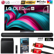 LG 77" C5 OLED evo 4K UHD webOS TV (2025) w/ HWQ800H Q-series Soundbar System