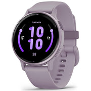 Garmin Vivoactive 5 Fitness Smartwatch Orchid with 20mm Milanese Band Bundle
