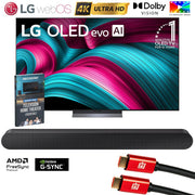 LG 77" C5 OLED evo 4K UHD Smart webOS TV (2025) w/ Samsung All-in-One Soundbar