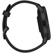 Garmin Venu 3 Fitness GPS Smartwatch Steel Bezel with Black Case + Band Bundle