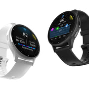 Garmin Venu 3 GPS Smartwatch Silver Steel Bezel with Whitestone Case+Band Bundle