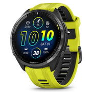 Garmin Forerunner 965 Running Smartwatch Amp Yellow and Black with Band Bundle