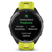 Garmin Forerunner 965 Running Smartwatch Amp Yellow and Black with Band Bundle