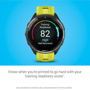 Garmin Forerunner 965 Running Smartwatch Amp Yellow and Black with Band Bundle