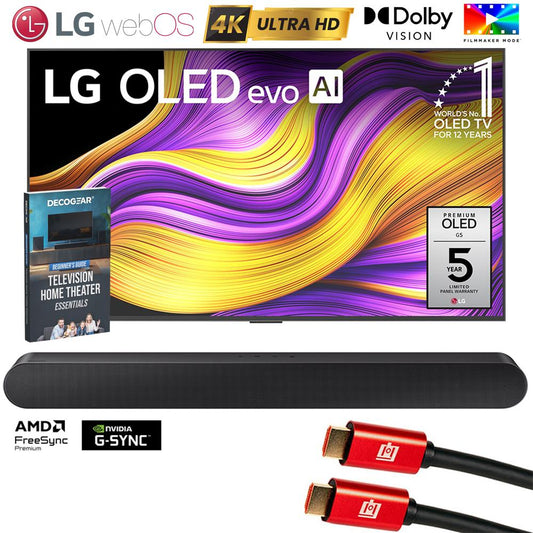 LG 55" G5 Series OLED evo 4K UHD webOS TV (2025) w/ Samsung All-in-One Soundbar