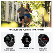 Garmin Forerunner 570 47mm GPS Smartwatch Aluminum and Black Band + Band Bundle