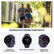 Garmin Forerunner 570 47mm GPS Smartwatch Aluminum and Indigo Band + Band Bundle