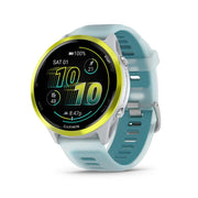 Garmin Forerunner 570 47mm GPS Smartwatch Aluminum & Turquoise Band+Band Bundle