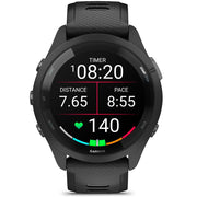 Garmin Forerunner 265 GPS Smartwatch 46mm Gray with 22mm Milanese Band Bundle
