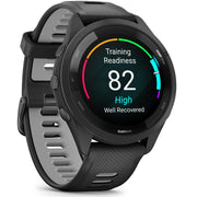 Garmin Forerunner 265 GPS Smartwatch 46mm Gray with 22mm Milanese Band Bundle