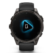 Garmin Fenix 8 47 mm AMOLED Sapphire Gray Titanium with Black Band + Band Bundle