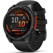 Garmin Fenix 8 47 mm AMOLED Slate Gray with Black Silicone Band with Band Bundle