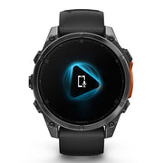 Garmin Fenix 8 47 mm AMOLED Slate Gray with Black Silicone Band with Band Bundle