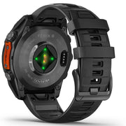 Garmin Fenix 8 47 mm AMOLED Slate Gray with Black Silicone Band with Band Bundle