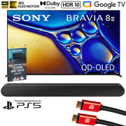 Sony BRAVIA 8 II 55" QD-OLED 4K HDR Google TV (2025) w/ Samsung All-in-One Soundbar