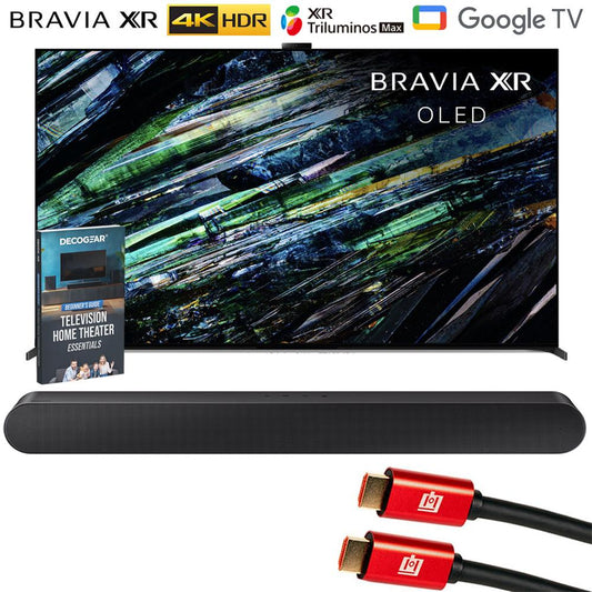 Sony BRAVIA XR A95L 77" QD-OLED 4K TV with Google TV w/ Samsung All-in-One Soundbar