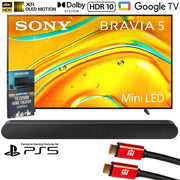 Sony BRAVIA 5 98 inch Mini LED 4K HDR Google TV (2025) w/ Samsung All-in-One Soundbar