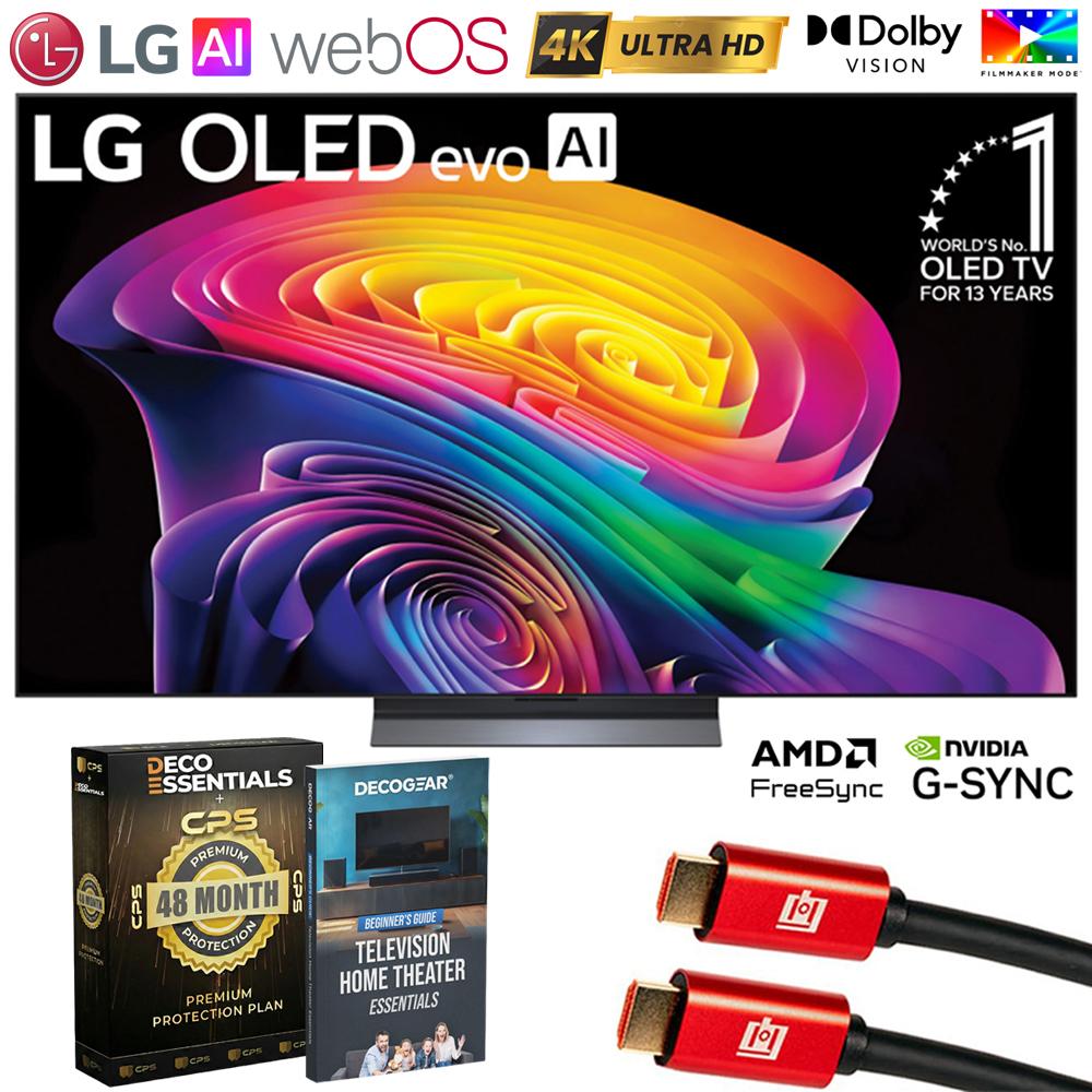 LG 65" OLED evo AI C6 4K Smart webOS TV (2026) w/ 4 YR Extended Warranty Bundle