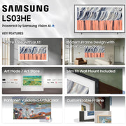 Samsung 55" Class The Frame QLED 4K TV (2026)