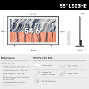 Samsung 55" Class The Frame QLED 4K TV (2026)